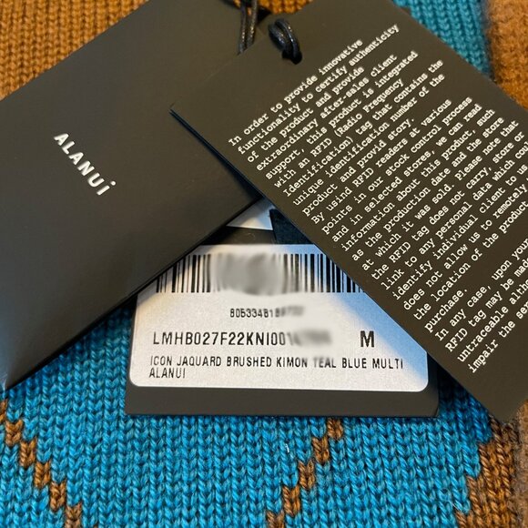 NWT - ALANUI Mens $1,795 Super-Soft Icon Brushed Kimono Cardigan Sweater - MED - Picture 4 of 8